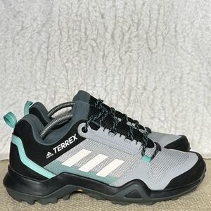 Adidas Womens Grey Terrex AX3 Gore-Tex Waterproof Hiking/Trail Shoes SZ US 8